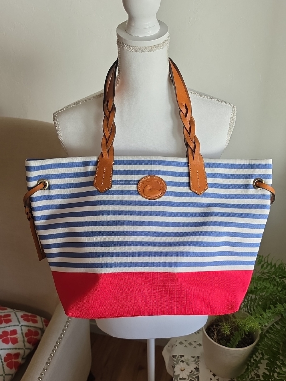 Dooney & Bourke Sullivan Tote - Red White & Blue NWOT